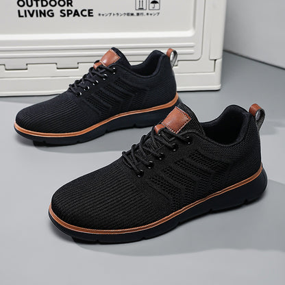 Men's casual shoes made of woven mesh fabric, large-sized men's casual shoes by Hypersku
