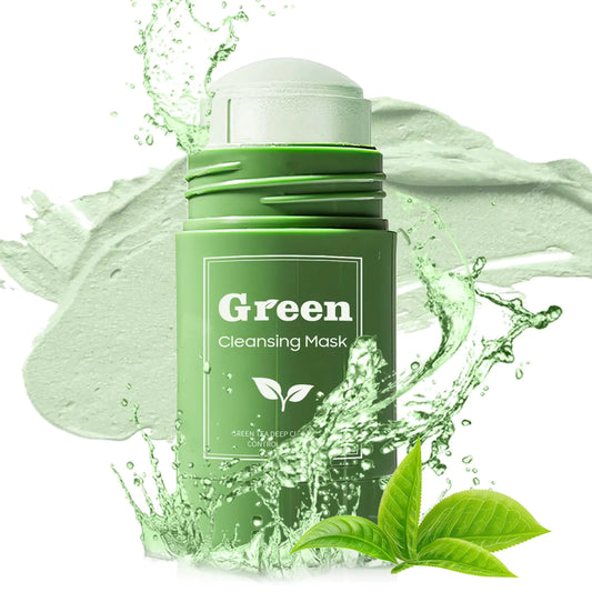 PAINISTIC Green Tea Clay Face Mask - Green Tea Skin Care for Removes Blackheads Mask Pore Cleansing Green Tea Clay Skin Mask Deep Cleanse Mask for All Skin Types (1 PCS) by Anti Spier