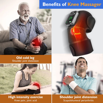 Kneecap, Elbow and Shoulder Intelligent Heating Vibration Massager by Anti Spier