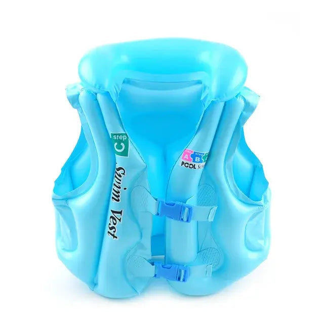 Inflatable Life Vest Baby Swimming Jacket by Anti Spier