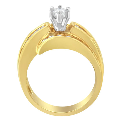 14KT Two-Toned Diamond Cocktail Ring (1 1/3 cttw, H-I Color, SI1-SI2 Clarity) by Anti Spier