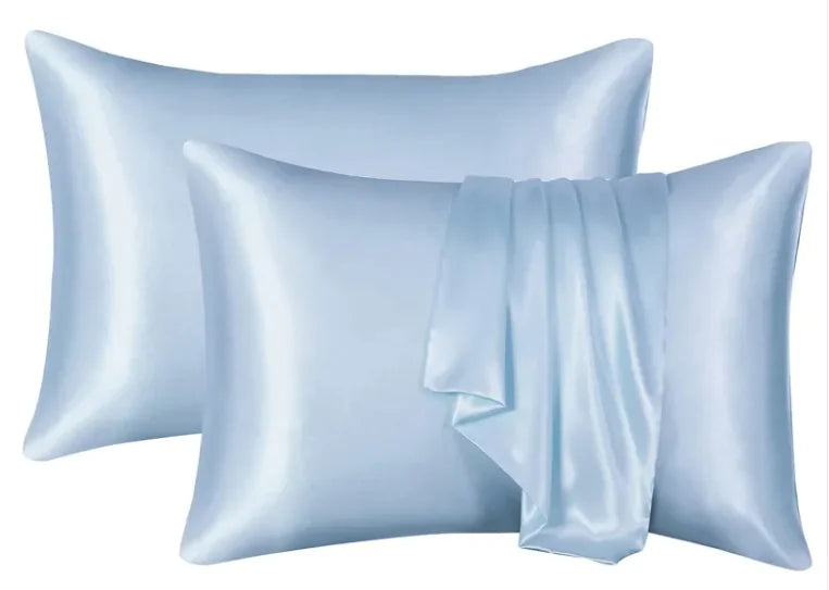 Silk-like Solid Color Pillowcase by Anti Spier