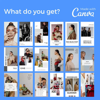 Downloadable Instagram Story 100 Template by Anti Spier