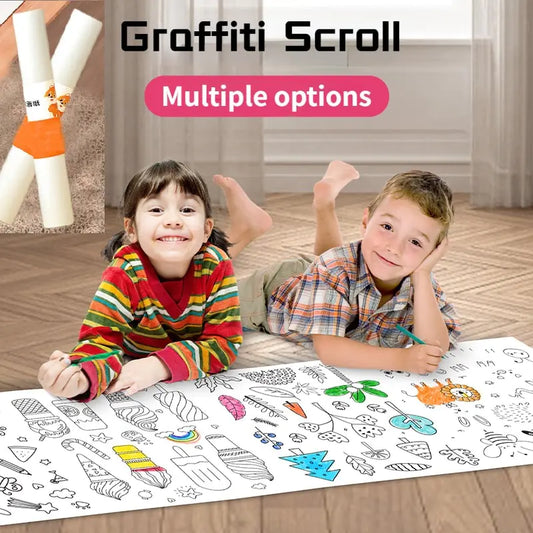 Coloring Paper Roll Graffiti Scroll Puzzle Toy by Anti Spier