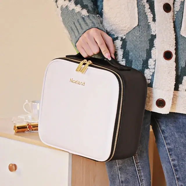 Smart LED Cosmetic Case with Mirror by Anti Spier
