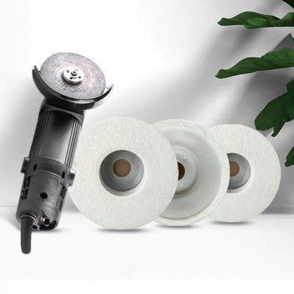 Wool Polishing Wheel Disc for Angle Grinder by Anti Spier