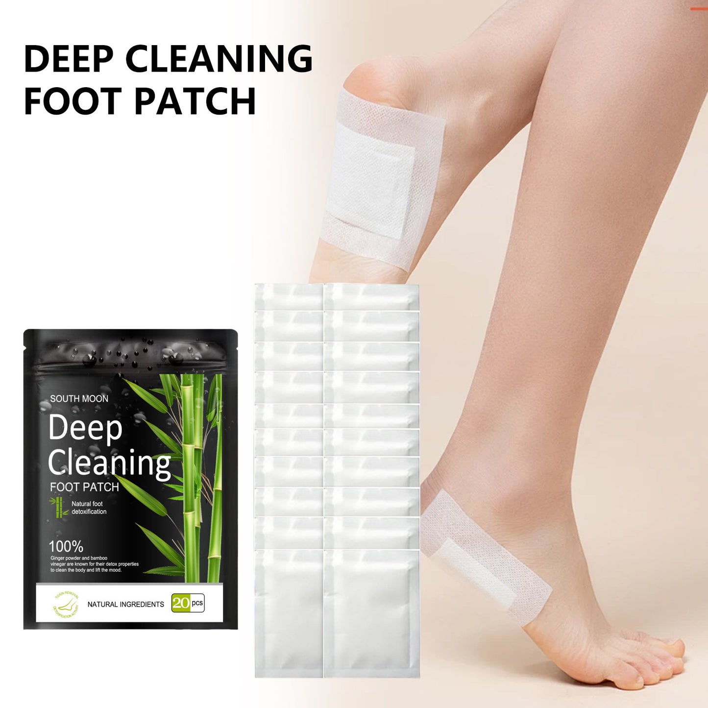Foot patches are gentle and natural, with herbal moisturizing care that relieves the body. They are daily foot care patches by Hypersku