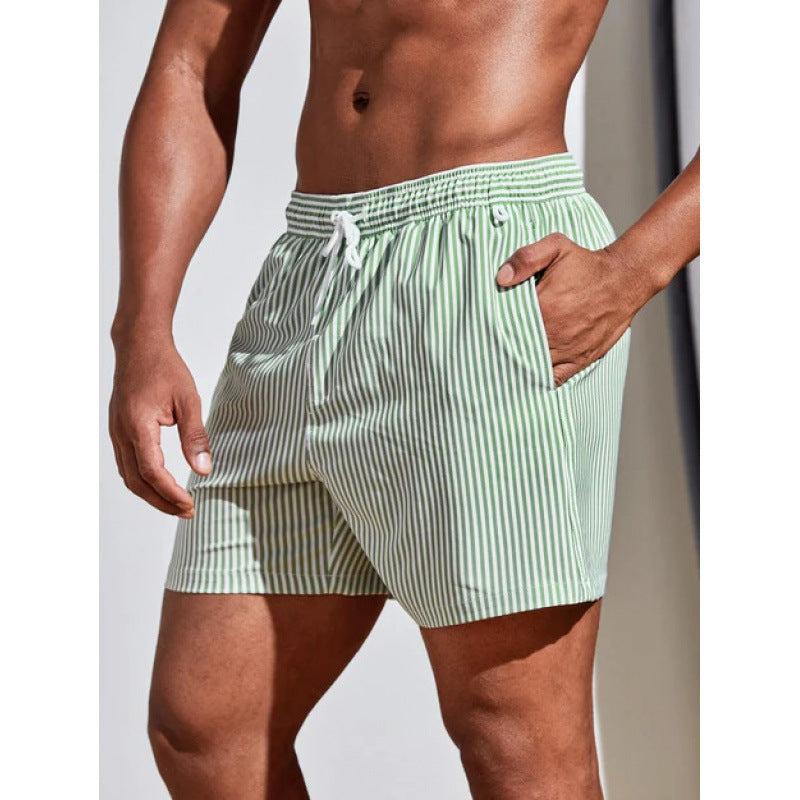 Beach pants men's large size quick dry loose thin men's shorts sports casual flower pants by Hypersku