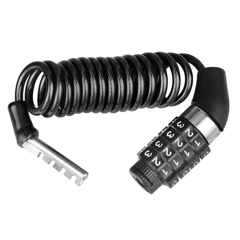 Universal Bicycle Helmet Lock with Steel Cable and Code by Anti Spier