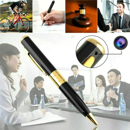 Pen Camera Cam Mini Hidden Pocket Audio Video Recorder DVR Security 1080P HD USA by Anti Spier