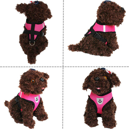 Cat Dog Pet Harness Adjustable Control Vest Dogs Reflective S M L XL Leash by Anti Spier