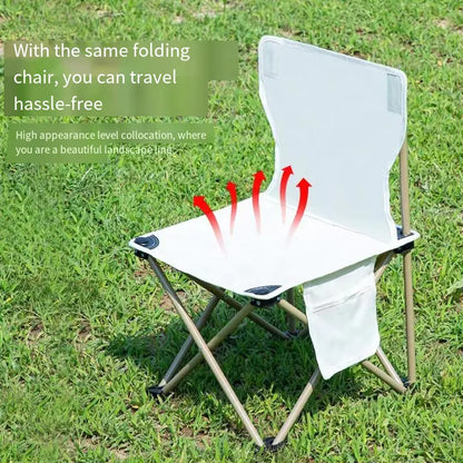 Portable Outdoor Folding Chair for Camping and Sketching by Anti Spier