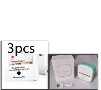 Portable Mini Thermal Label Printer Home Photo Printer Student Wrong Question Printer Bluetooth Mini Label Printer Price Tag by Anti Spier
