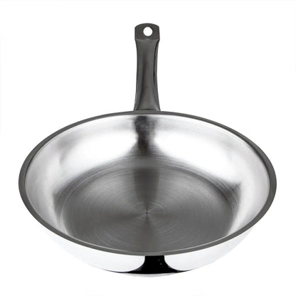 Serenk Modernist Stainless Steel Frying Pan 24 cm by Anti Spier