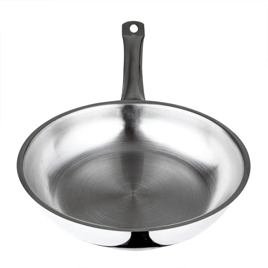 Serenk Modernist Stainless Steel Frying Pan 24 cm by Anti Spier