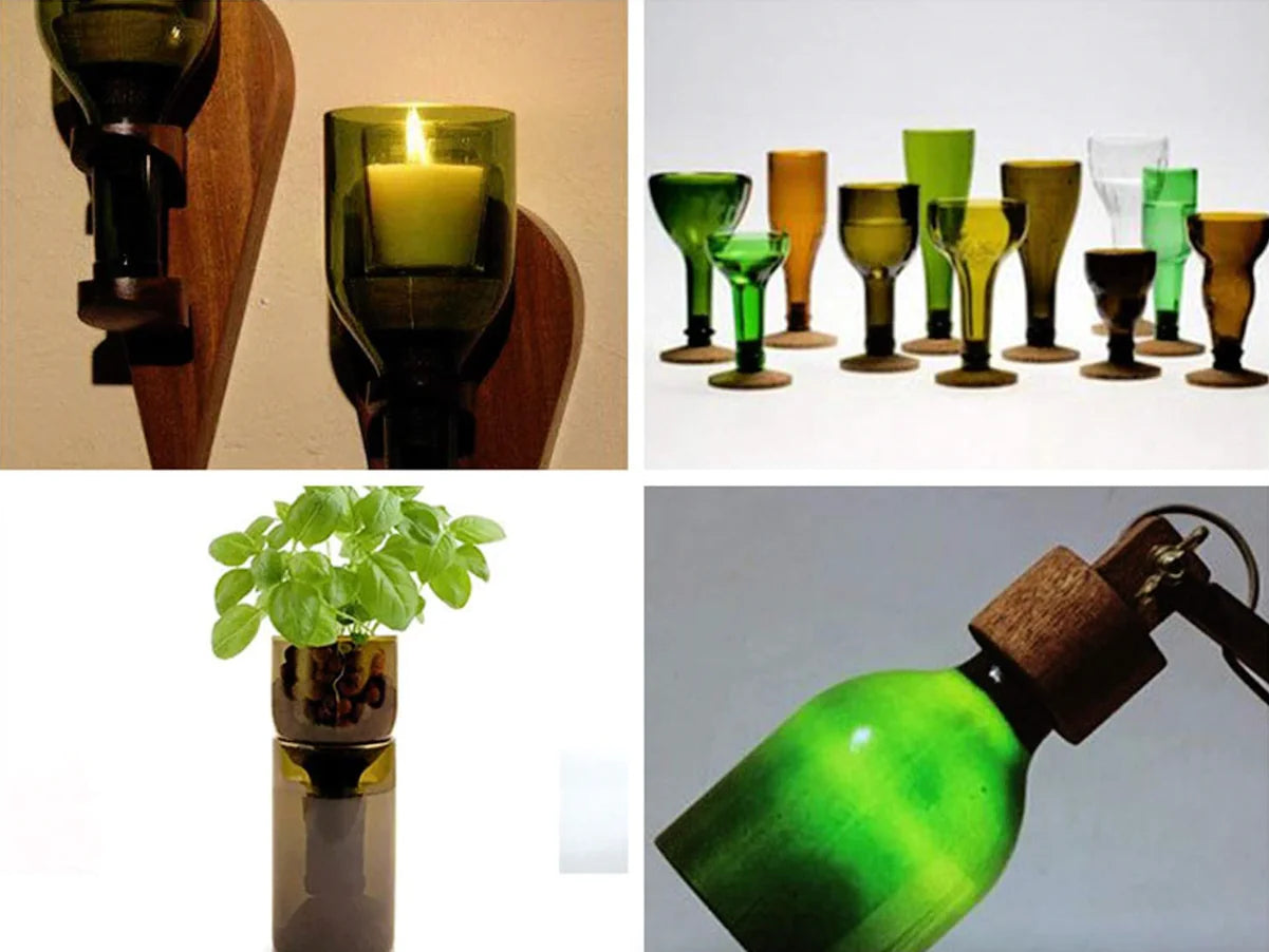Glass Bottle Cutter Kit Beer Wine Jar DIY Cutting Machine Craft Recycle Tools US by Anti Spier