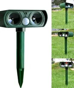 Ultrasonic Solar Animal Repellent by Anti Spier