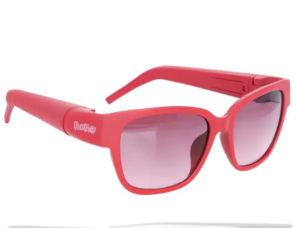 Sunglasses with Hidden Horn Tube Storage by Anti Spier