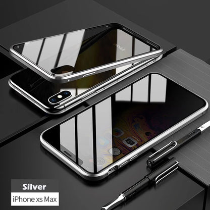 Anti-Peep Magnetic Metal Phone Case For iPhone by Anti Spier