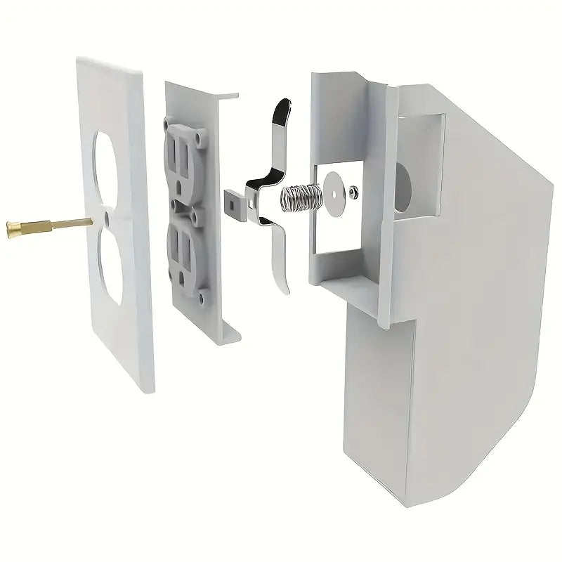 Wall Outlet Hidden Safe With Key Lock, The Sneaky Way To Trick Thieves, Easy To Install, Real Wall Plate, Wall Hidden Safe For Money, Elevated Choice Over Book Safe Or Can Safe by Anti Spier