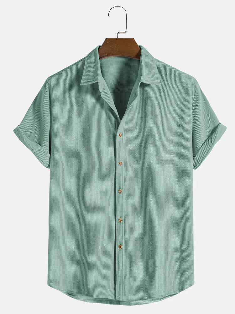 The new Hawaiian casual short-sleeved men's shirt has a handsome 3D print by Hypersku