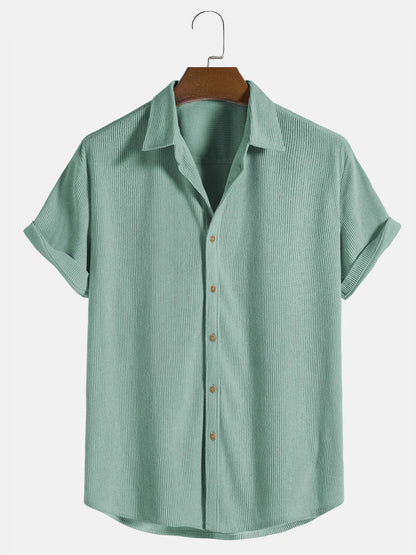 The new Hawaiian casual short-sleeved men's shirt has a handsome 3D print by Hypersku