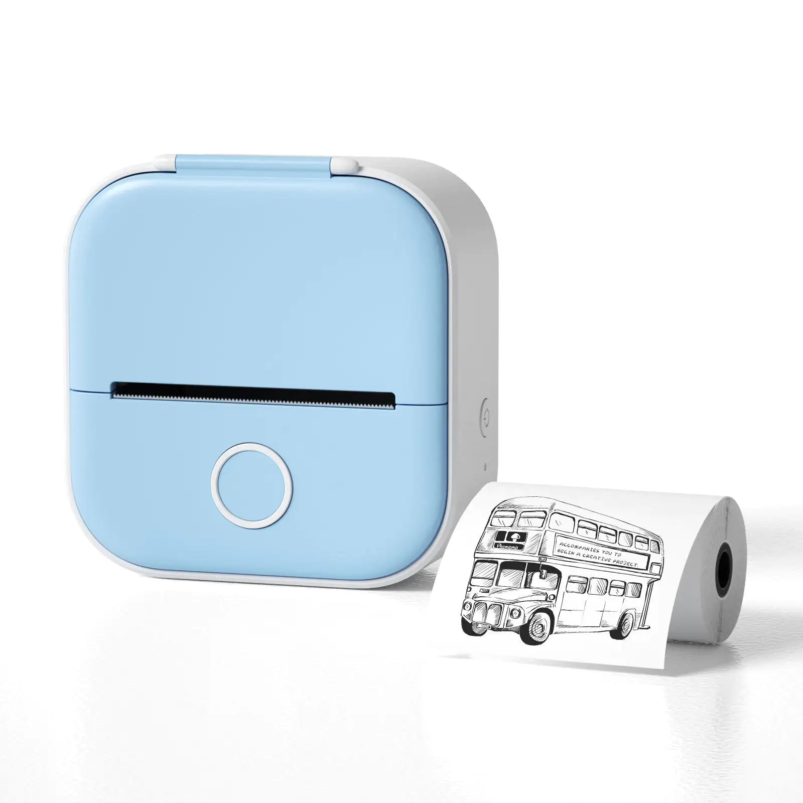 Portable Mini Thermal Label Printer Home Photo Printer Student Wrong Question Printer Bluetooth Mini Label Printer Price Tag by Anti Spier