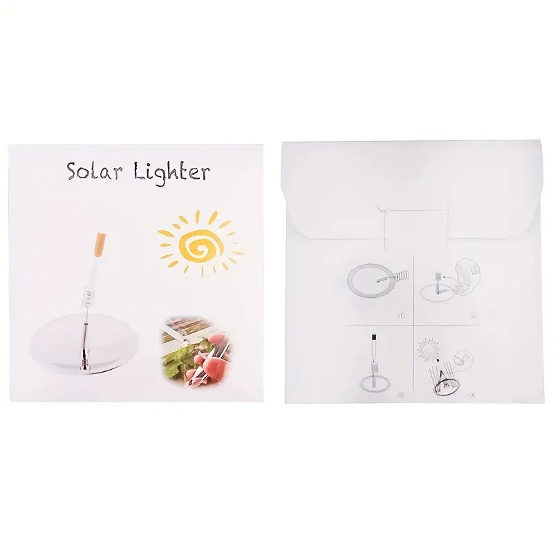 Compact & Durable Solar Fire Starter | Portable, No Battery Needed for Camping, Survival, Outdoor Emergencies - Emergency Ignition Gear by Anti Spier