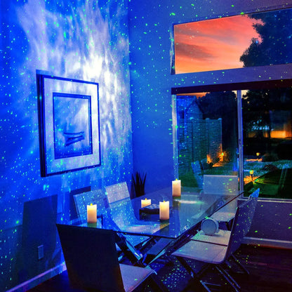 Alexa Compatible Laser Projector w/LED Nebula Cloud for Game Rooms, Home Theater, or Night Light Ambiance by Anti Spier