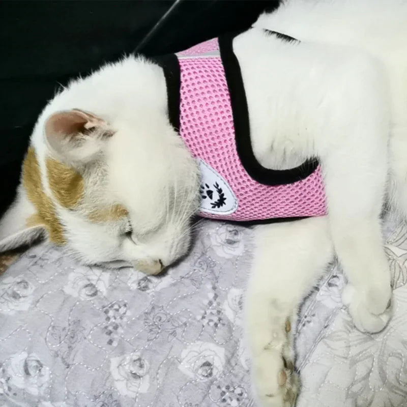 Cat Dog Pet Harness Adjustable Control Vest Dogs Reflective S M L XL Leash by Anti Spier