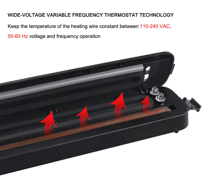 Vacuum Sealer Machine Food Preservation Storage Saver Automatic With Seal Bag by Anti Spier