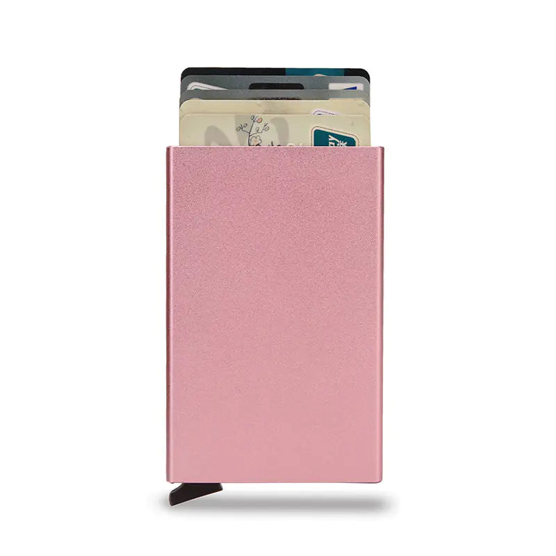 Anti-Magnetic Aluminum RFID Card Holder Wallet by Anti Spier