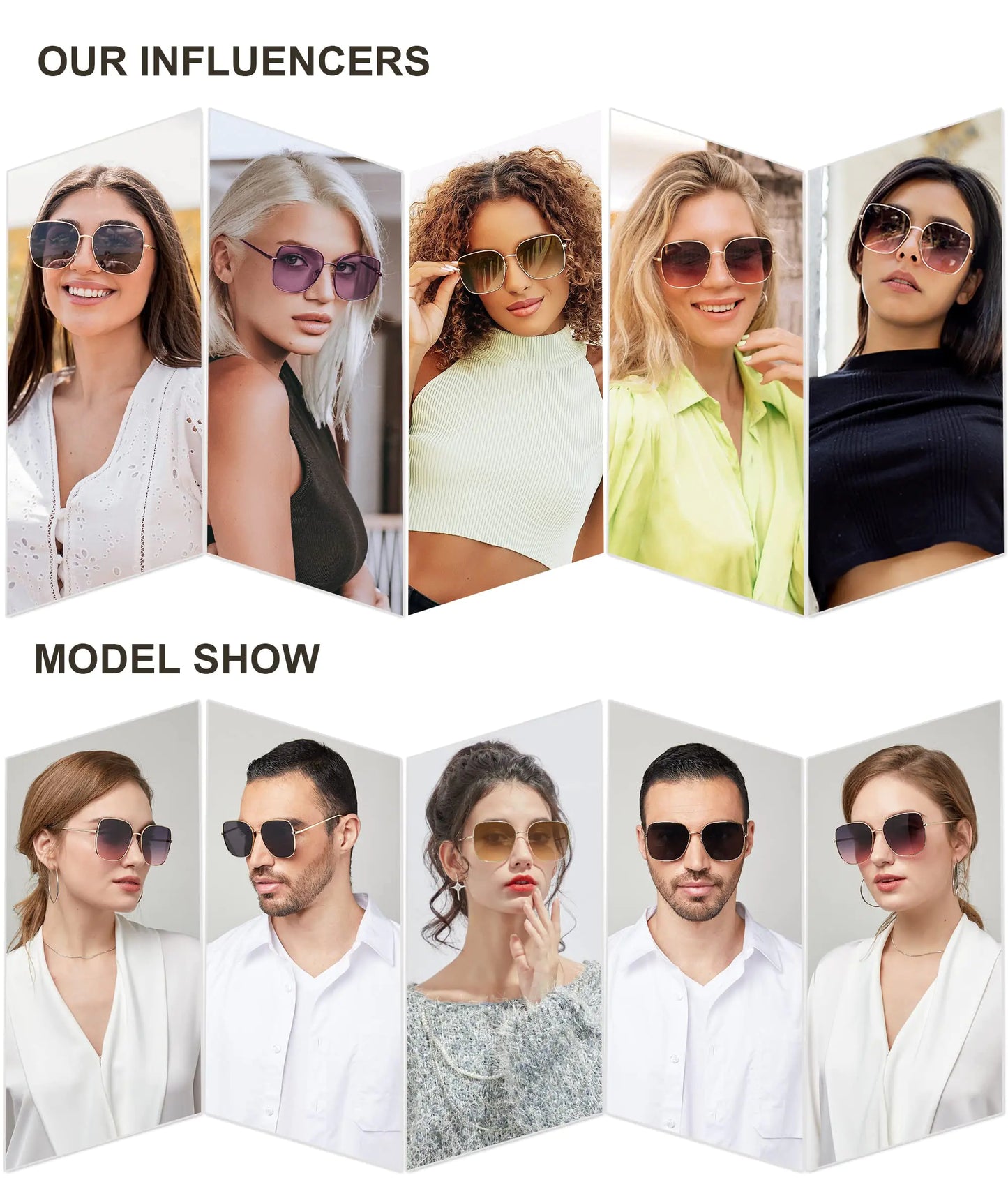 SOJOS Trendy Oversized Square Metal Frame Sunglasses for Women Men Flat Mirrored Lens UV Protection Sunglasses SJ1146 Black/Grey by Anti Spier