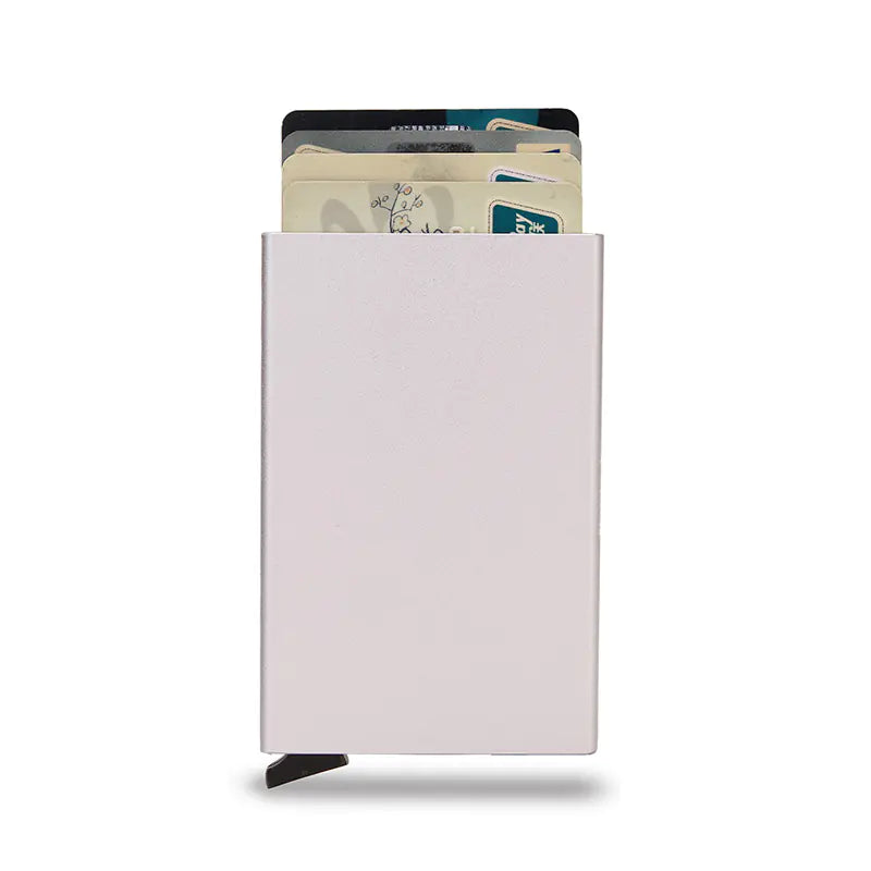 Anti-Magnetic Aluminum RFID Card Holder Wallet by Anti Spier