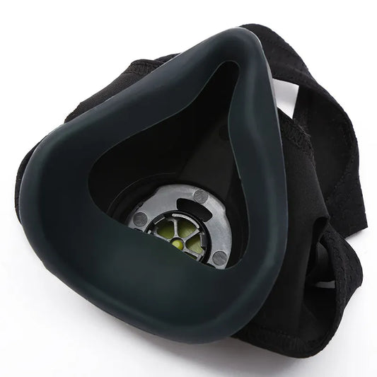 Black Exercise Resistance Mask Anaerobic Adjustable by Anti Spier