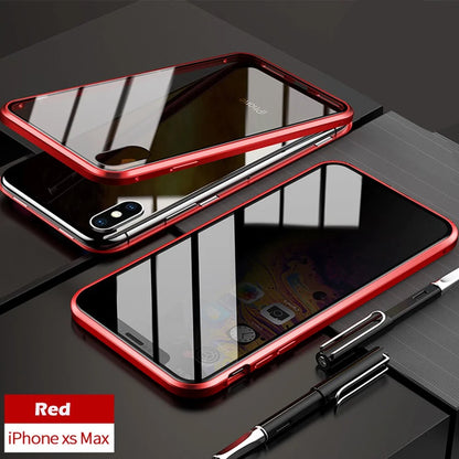 Anti-Peep Magnetic Metal Phone Case For iPhone by Anti Spier