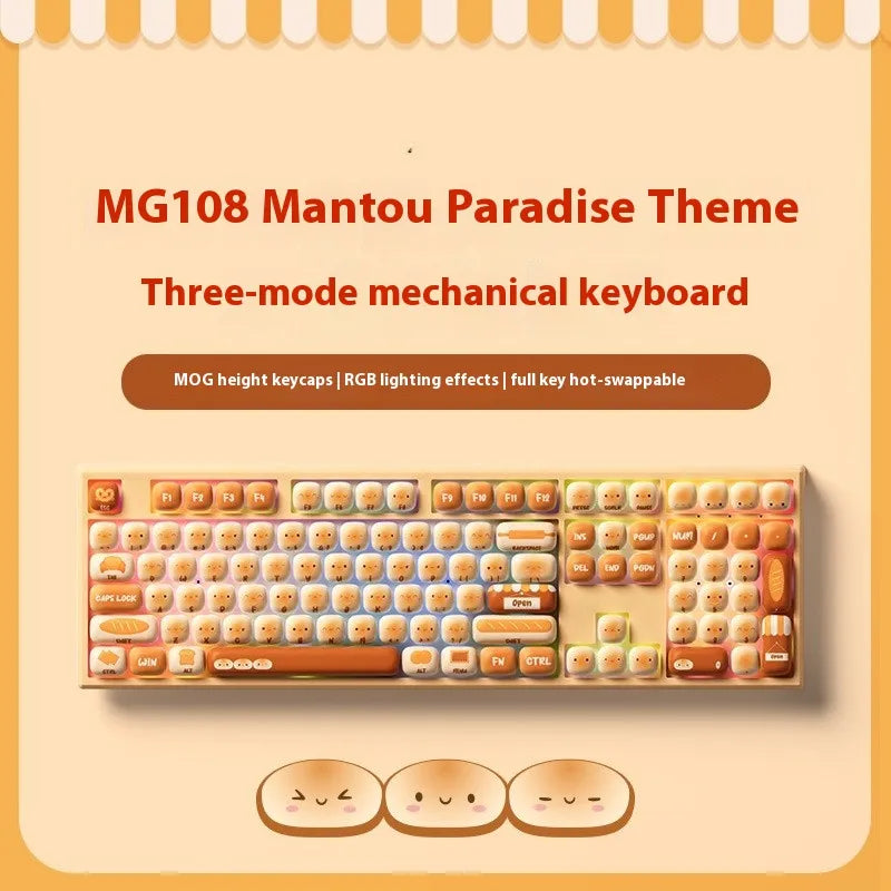 Steamed Bun Keyboard by Anti Spier