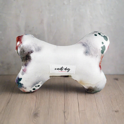 Rustbelt Luxury Grunge Denim Stuffed Squeaker Wubby Dog Toy by Anti Spier
