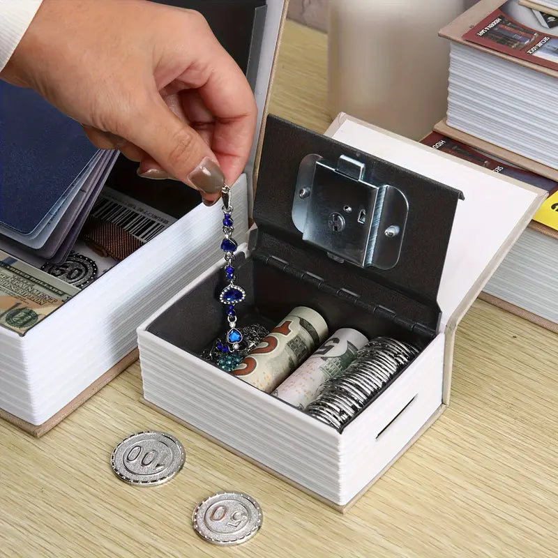 1PC Portable Key Safe, Hidden Book Dictionary Money Box, Savings Box, Coin Box, Home Safe, Secret Storage Box, Money Box, Savings Box, Store Jewelry Valuables by Anti Spier