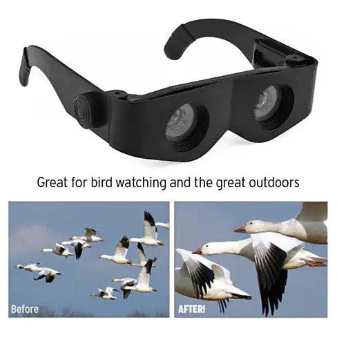 Wearable Binoculars - Hands Free Binoculars And Eye Glasses Together by Anti Spier