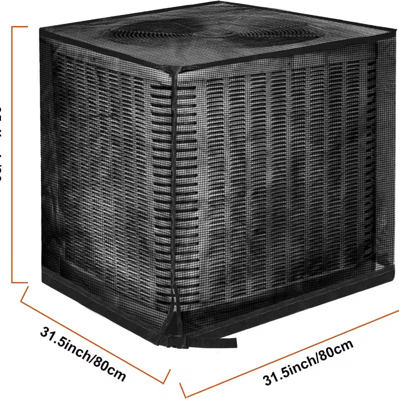 Four Seasons Anti-Blocking Mesh Outdoor Air Conditioner Cover | Easy to Install and Clean, AC Unit Protection - Prevents Debris Buildup by Anti Spier