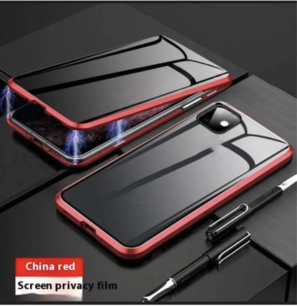 Magnetic Privacy Glass Case for iPhone - Anti-Peep Screen Protector with 9H Hardness by Anti Spier