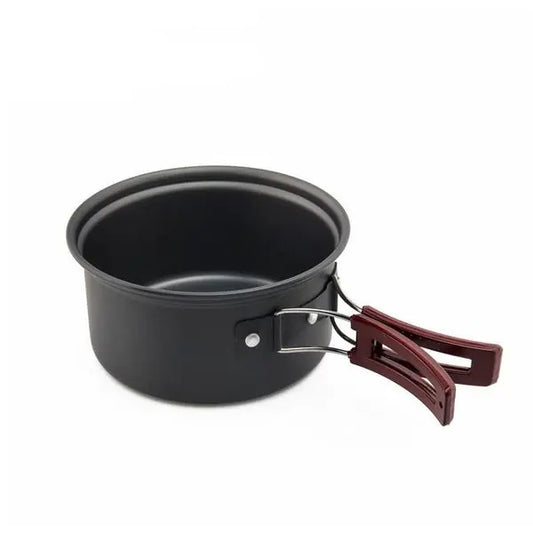 Camping Cookware Set for 2-3 People, Aluminum Alloy by Anti Spier