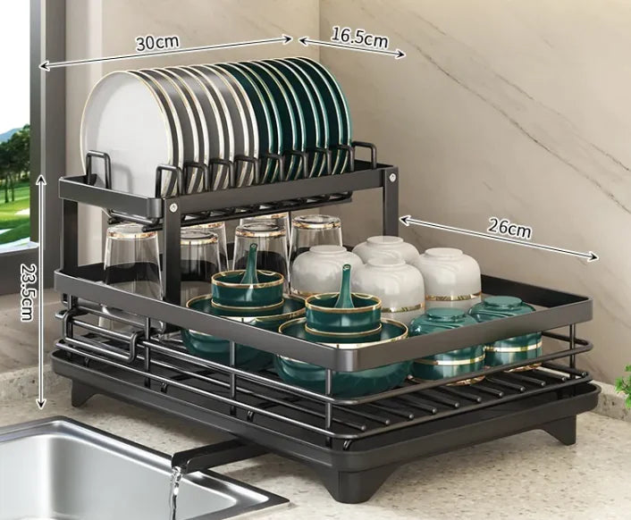 Kitchen Storage Rack Dish Storage Household by Anti Spier