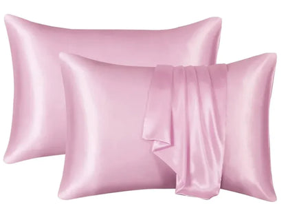 Silk-like Solid Color Pillowcase by Anti Spier