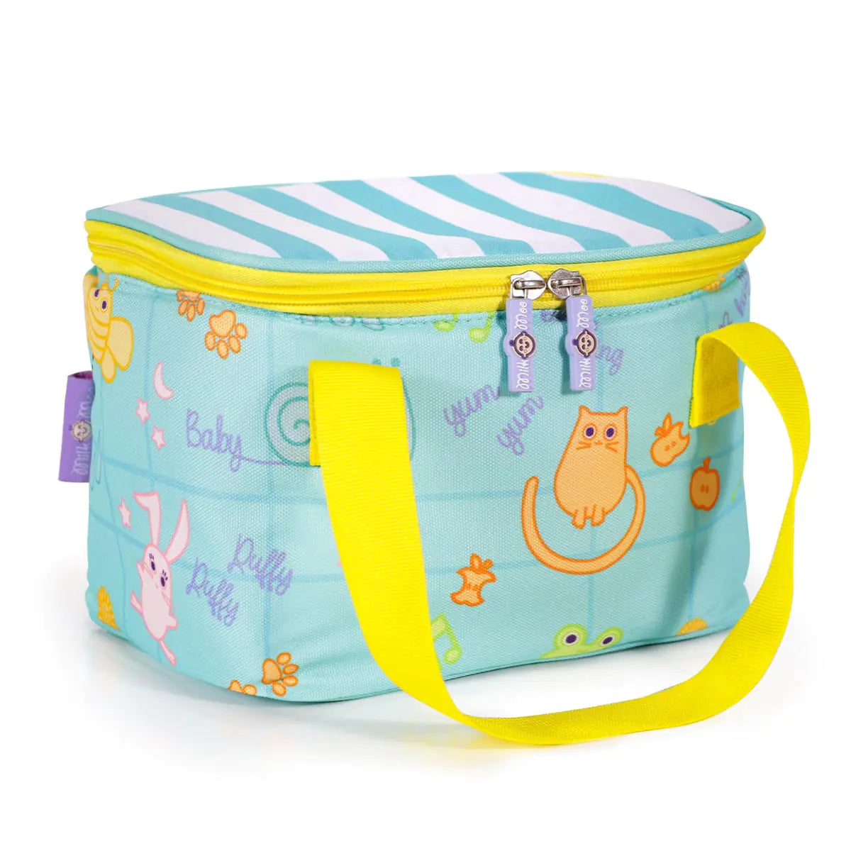 Milk&Moo Insulated Lunch Box For Kids, Turquoise by Anti Spier