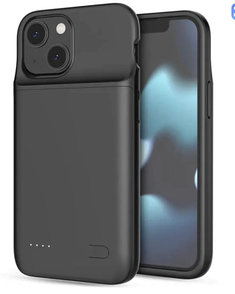 6800mAh Slim Battery Charger Case for iPhone 11-15 Pro Max & XR/XS by Anti Spier