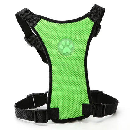 Dog supplies Breathable mesh chest straps Pet car safety chest back by Anti Spier