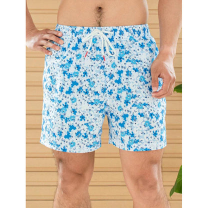 Beach pants men's large size quick dry loose thin men's shorts sports casual flower pants by Hypersku