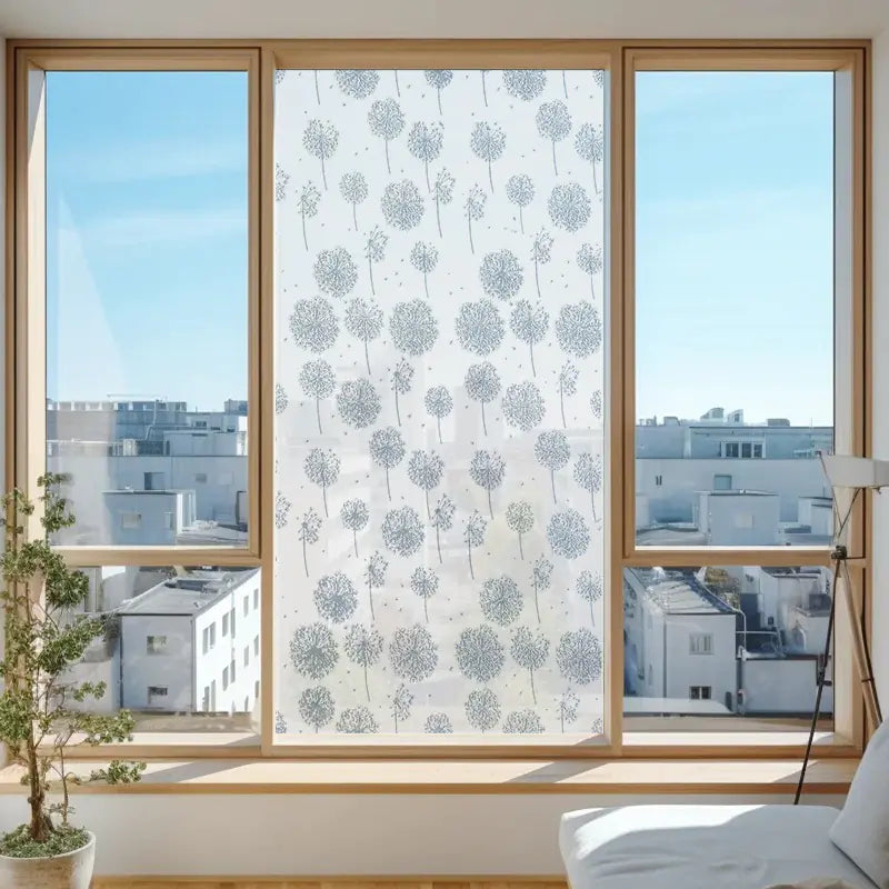 Static Cling Window Film - Frosted 3D Decorative Vinyl by Anti Spier